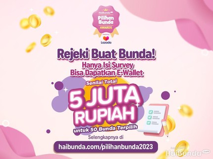 Selamat! Ini 50 Pemenang Survei Pilihan Bunda Awards 2023 Dapat E-Wallet Rp5 Juta