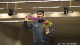 VIDEO: Menembak Sumbang Emas Pertama Indonesia di Asian Games Hangzhou