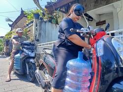 Warga Kuta Utara Keluhkan Air PDAM Mati Imbas Perbaikan Gorong-gorong