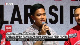 VIDEO: Kaesang Masih Rahasiakan Arah Dukungan PSI di Pilpres