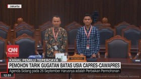 VIDEO: Pemohon Tarik Gugatan Batas Usia Capres-Cawapres