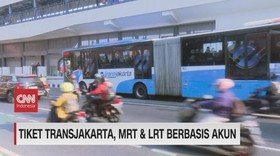 VIDEO: Tiket Transjakarta, MRT & LRT Berbasis Akun