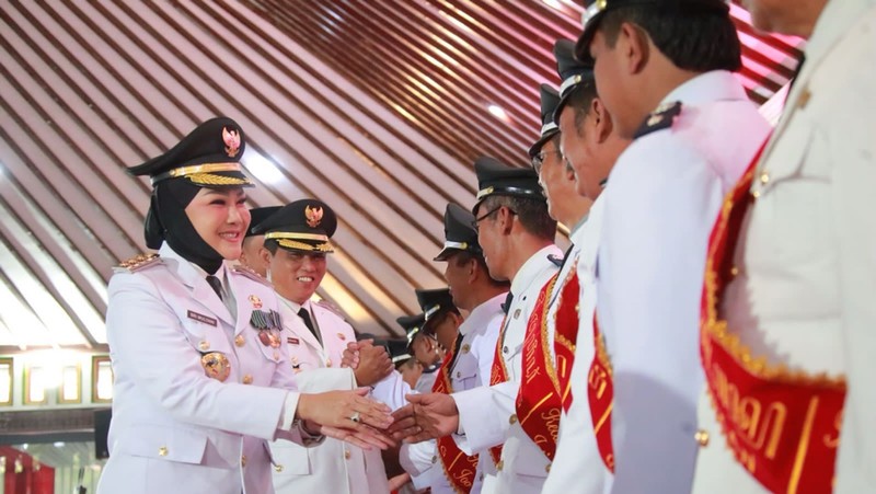 Resmi Lantik 67 Kades, Bupati Klaten Minta Prioritas Layani Masyarakat