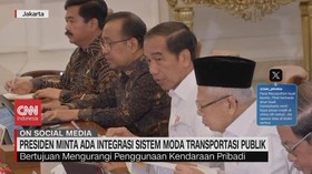 VIDEO: Presiden Minta Ada Integrasi Sistem Moda Transportasi Publik