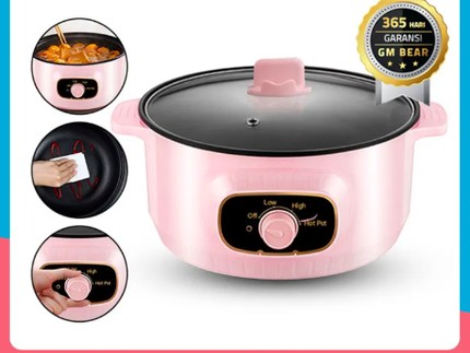 Review GM Bear Panci Listrik Serbaguna, Praktis, Multifungsi, dan Hemat Listrik