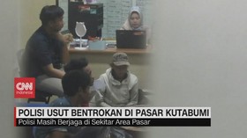 VIDEO: Polisi Usut Bentrokan di Pasar Kutabumi