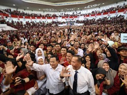 Disambut Meriah saat Kuliah Umum di UMM, Prabowo Merasa Lebih Muda