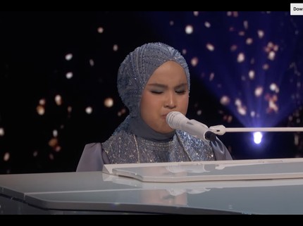 Tiffany Liem Desain Gaun Biru Putri Ariani di Final AGT, Terinspirasi dari Laut