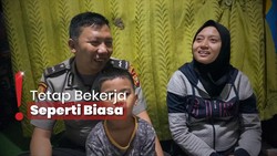 Kisah Haru Polisi Buta, Tugas dengan Hanya Gunakan Satu Mata