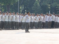 Satpol PP DKI Ucapkan Ikrar Netralitas dalam Pemilu 2024 di Monas