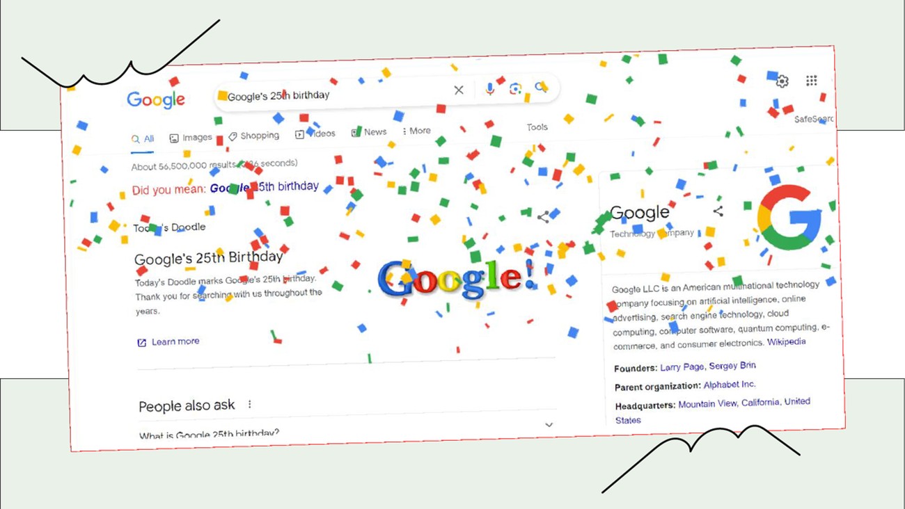 Selamat 25 Tahun, Google!
