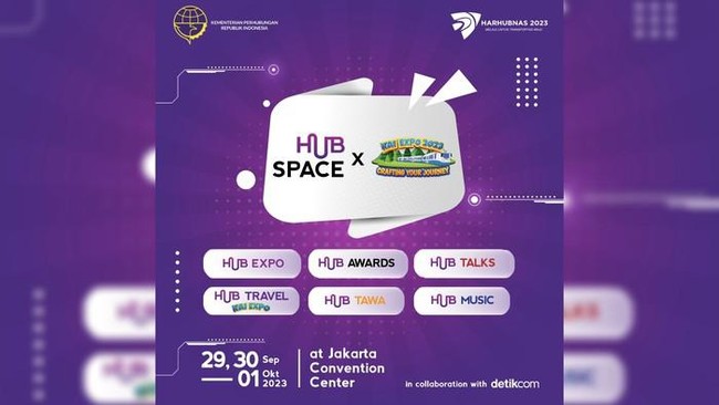 Berkolaborasi dengan detikcom, PT KAI Hub Space X KAI Expo 2023 pada 29-30 September, dan 1 Oktober di Jakarta Convention Center (JCC).