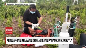 VIDEO: Perjuangan Relawan Kemanusiaan Padamkan Karhutla