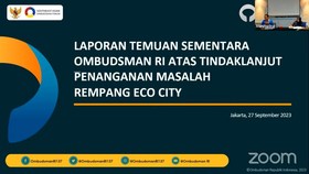 VIDEO: Ombudsman: Warga Rempang Tertekan dan Anak Dipaksa Tanda Tangan