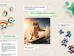 WhatsApp Akan Kedatangan Fitur AI, Bisa Diajak Ngobrol Sampai Bikin Stiker