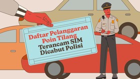 INFOGRAFIS: Daftar Pelanggaran Poin Tilang Terancam SIM Dicabut Polisi