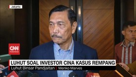 VIDEO: Luhut Soal Investor Cina Kasus Rempang