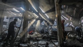 FOTO: Kondisi Pasar Leuwiliang Bogor Pascakebakaran Semalaman