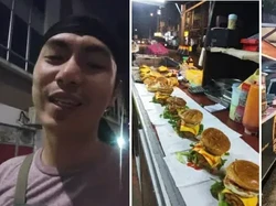 Penjual Burger Ditipu Pembeli yang Kabur Tak Bayar Pesanan Rp 264 Ribu