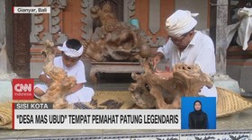 VIDEO: 'Desa Mas Ubud' Tempat Pemahat Patung Legendaris