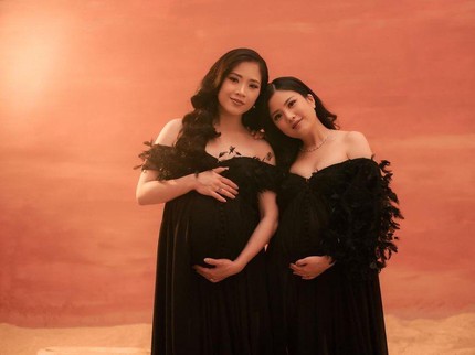 Hamil Bareng, Ini 5 Potret Maternity Shoot Valencia & Jessica Tanoesoedibjo