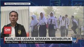 VIDEO: Udara Memburuk, Pemkot Palembang Terapkan Sekolah Secara Daring