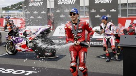 Wajah Kesal Bagnaia Lihat Martin Menang Sprint Race MotoGP Jepang