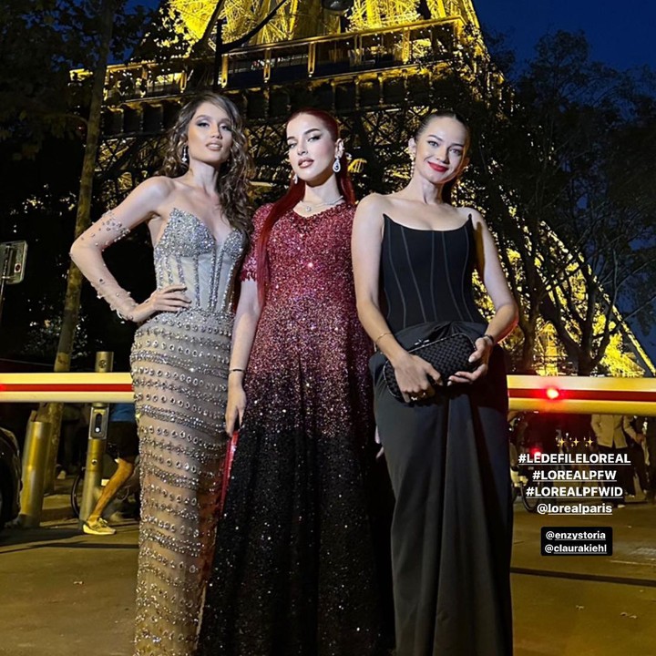 <p>Enzy, Cinta, dan Tasya menjadi salah satu public figure yang diundang ke Paris Fashion Week tahun ini. Ketiganya diundang oleh perusahaan kecantikan asal Perancis yang ikut ambil bagian di acara ini, Bunda. (Foto: Instagram @tasyafarasya/ @enzystoria/ @claurakiehl)</p>
