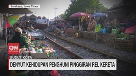 VIEO: Denyut Kehidupan Penghuni Pinggiran Rel Kereta