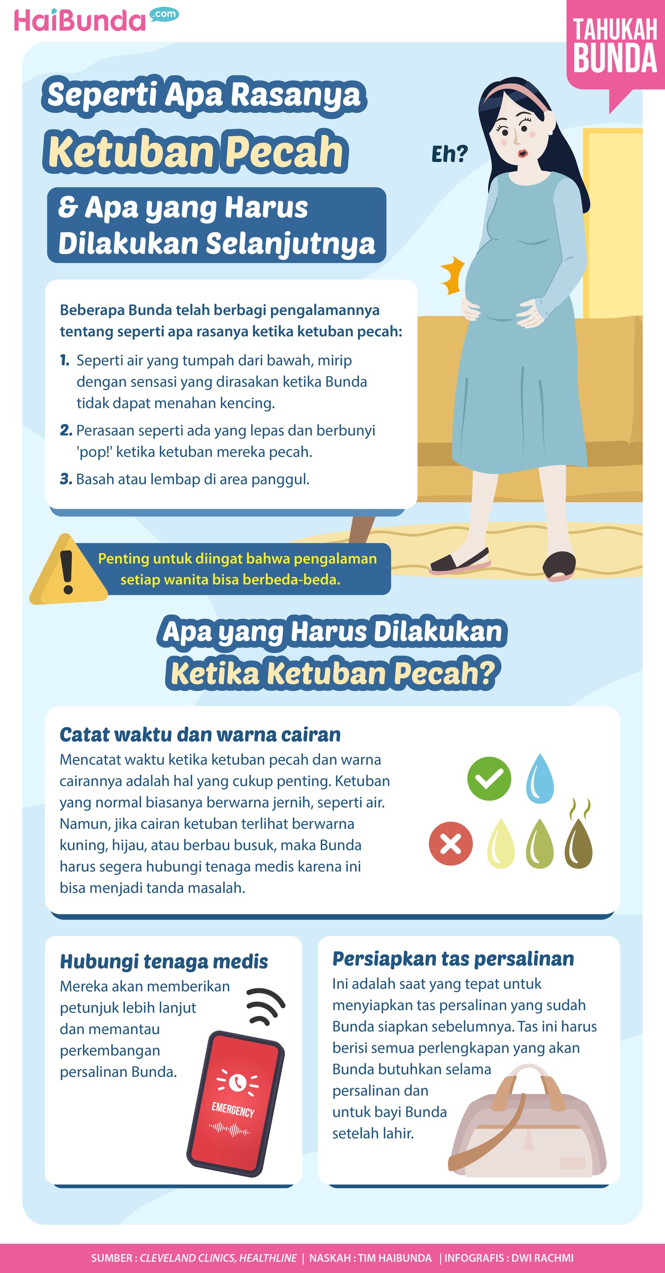 Infografis Seperti Apa Rasanya Ketuban Pecah & Apa yang Harus Dilakukan Selanjutnya Infografis Seperti Apa Rasanya Ketuban Pecah & Apa yang Harus Dilakukan Selanjutnya