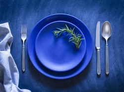 Piring Biru Tak Populer untuk Sajikan Makanan, Ternyata Ini Sebabnya