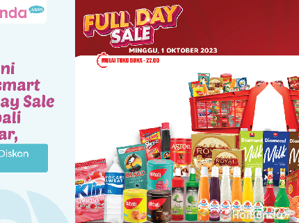 Hari Ini Transmart Full Day Sale Kembali Digelar, Banjir Diskon Bun!