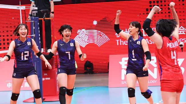 Japanese National Volleyball Team Dominates Afghan Opponent at 2023 Asian Games