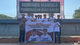 Pemuda Sulsel Deklarasi Dukung Prabowo-Yusril di Monumen Mandala