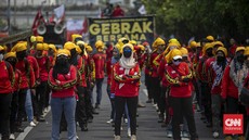 Rute Long March Demo May Day di Jakarta