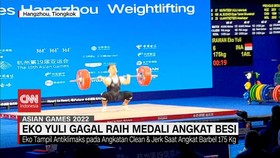 VIDEO: Eko Yuli Gagal Raih Medali Angkat Besi di ASIAN Games 2023