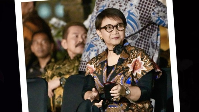 Retno Marsudi di Istana Berbatik