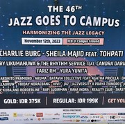 The 46th Jazz Goes to Campus Akan Ada Penampilan Eksklusif Artis Ternama, Apa Saja?