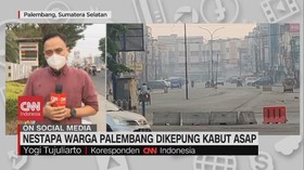 VIDEO: Nestapa Warga Palembang Dikepung Kabut Asap