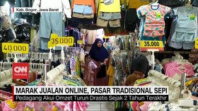 VIDEO: Pasar Tradisional Mati Suri, Kalah Saing Pedagang Online