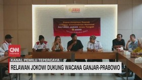 VIDEO: Relawan Jokowi Dukung Wacana Ganjar-Prabowo
