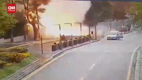 VIDEO: Kota Ankara Turki Diguncang Ledakan Bom, 2 Terduga Pelaku Tewas