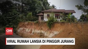 VIDEO: Viral Rumah Lansia di Pinggir Jurang Terancam Amblas