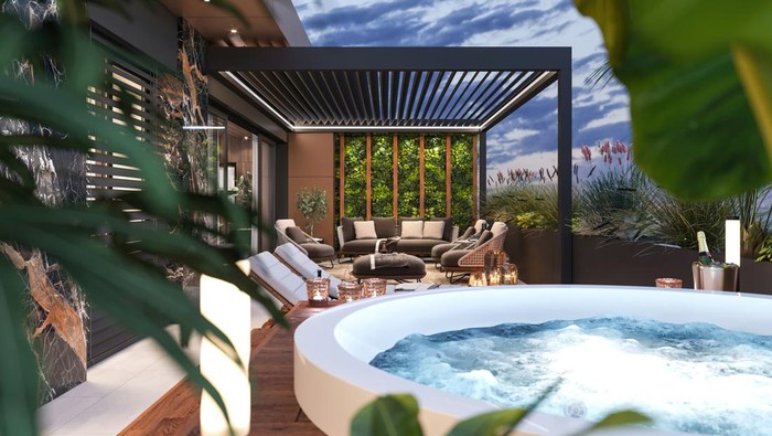 Ilustrasi penthouse