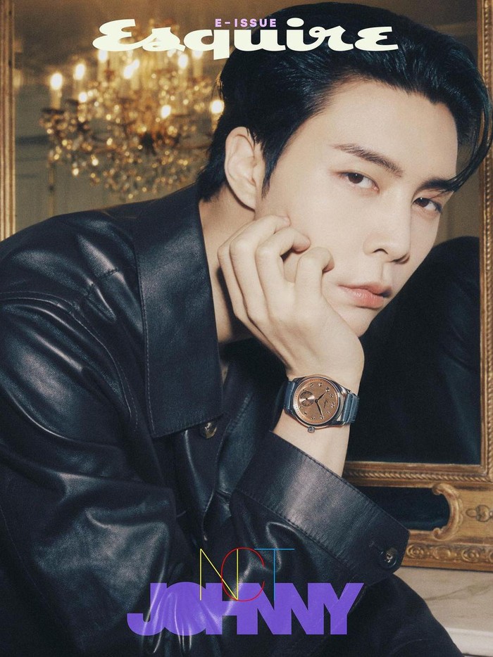 Recently, Johnny 'NCT' appeared on the digital cover for Esquire Korea magazine which also featured a collaboration with the Longines brand./ Photo: instagram.com/nct