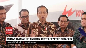 VIDEO: Jokowi Ungkap Kelanjutan Kereta Cepat ke Surabaya