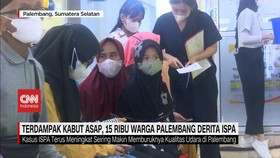 VIDEO: Terdampak Kabut Asap, 15 Ribu Warga Palembang Derita ISPA