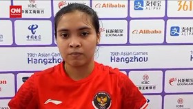 VIDEO: Tekad Gregoria Lawan Wakil Malaysia demi Medali Asian Games