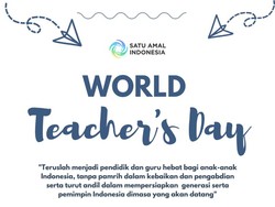 50 Ucapan Hari Guru Sedunia 2023 Lengkap Bahasa Indonesia, Inggris dan Artinya