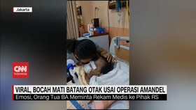 VIDEO: Viral, Bocah Mati Batang Otak Usai Operasi Amandel